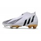 Zapatillas adidas Predator Edge+ FG Blanco Negro Oro