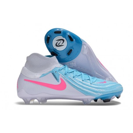 Nike Phantom Luna 2 Elite FG Azul Blanco Rosa