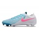 Zapatos Nike Phantom Luna II Elite L FG Blanco Azul Rosa