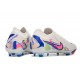 Zapatos Nike Phantom Luna II Elite L FG Blanco Rosa Azul