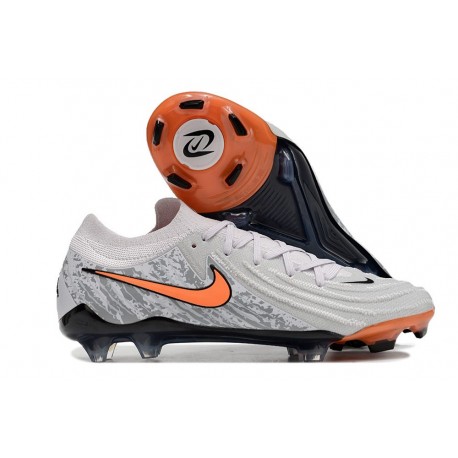 Zapatos Nike Phantom Luna II Elite L FG Gris Naranja