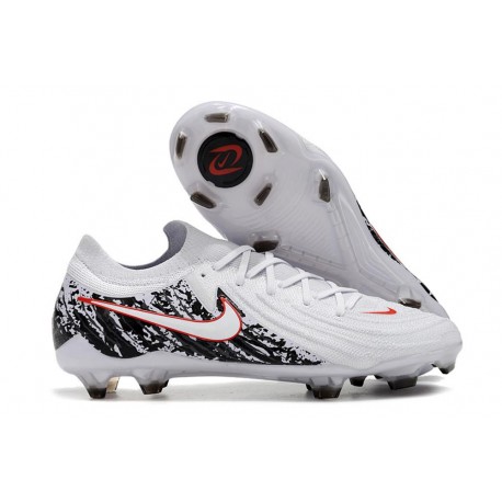 Zapatos Nike Phantom Luna II Elite L FG Blanco Negro Rojo