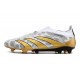 adidas Botas Futbol Predator Elite Laceless FG Blanco Oro Gris