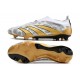 adidas Botas Futbol Predator Elite Laceless FG Blanco Oro Gris