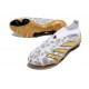 adidas Botas Futbol Predator Elite Laceless FG Blanco Oro Gris