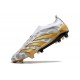 adidas Botas Futbol Predator Elite Laceless FG Blanco Oro Gris