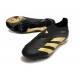 adidas Botas Futbol Predator Elite Laceless FG Negro Oro