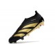 adidas Botas Futbol Predator Elite Laceless FG Negro Oro