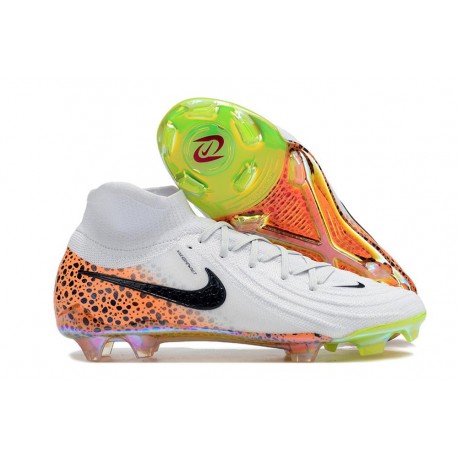 Nike Phantom Luna 2 Elite FG Blanco Negro Naranja