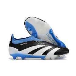 adidas Botas Futbol Predator Elite Laceless FG Negro Blanco Azul