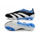 adidas Botas Futbol Predator Elite Laceless FG Negro Blanco Azul