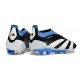 adidas Botas Futbol Predator Elite Laceless FG Negro Blanco Azul