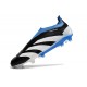 adidas Botas Futbol Predator Elite Laceless FG Negro Blanco Azul