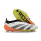 adidas Botas Futbol Predator Elite Laceless FG Blanco Negro Arancione