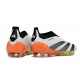 adidas Botas Futbol Predator Elite Laceless FG Blanco Negro Arancione