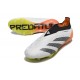 adidas Botas Futbol Predator Elite Laceless FG Blanco Negro Arancione