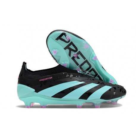 adidas Botas Futbol Predator Elite Laceless FG Negro Azul