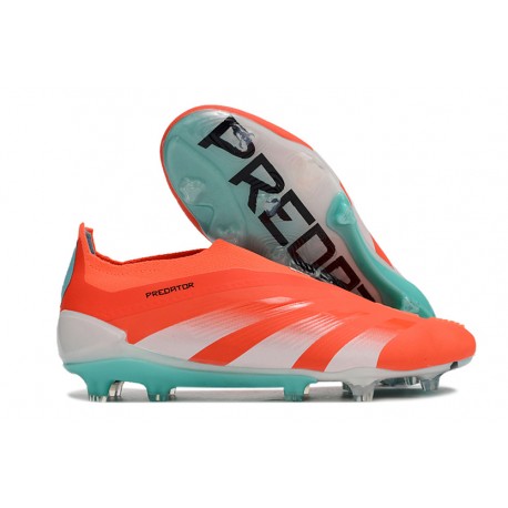 adidas Botas Futbol Predator Elite Laceless FG Rojo Blanco Azul