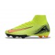 Bota Nike Air Zoom Mercurial Superfly X Elite FG Amarillo Naranja