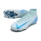 Bota Nike Air Zoom Mercurial Superfly X Elite FG Blanco Azul