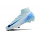 Bota Nike Air Zoom Mercurial Superfly X Elite FG Blanco Azul