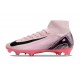 Bota Nike Air Zoom Mercurial Superfly X Elite FG Rosa Negro