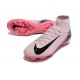 Bota Nike Air Zoom Mercurial Superfly X Elite FG Rosa Negro