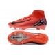 Bota Nike Air Zoom Mercurial Superfly X Elite FG Rojo Negro