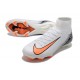 Bota Nike Air Zoom Mercurial Superfly X Elite FG Blanco Naranja Negro