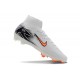 Bota Nike Air Zoom Mercurial Superfly X Elite FG Blanco Naranja Negro