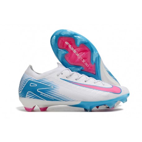 Nike Air Zoom Mercurial Vapor 16 Elite FG Blanco Azul Rosa