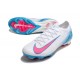 Nike Air Zoom Mercurial Vapor 16 Elite FG Blanco Azul Rosa