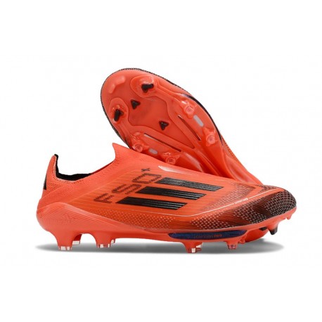 Zapatillas Adidas F50+ Laceless FG Rojo Negro