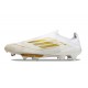 Zapatillas Adidas F50+ Laceless FG Ftwr Blanco Dorado Met 