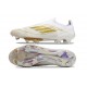 Zapatillas Adidas F50+ Laceless FG Ftwr Blanco Dorado Met 