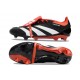 adidas Predator Elite Foldover Tongue FG Negro Blanco Rojo