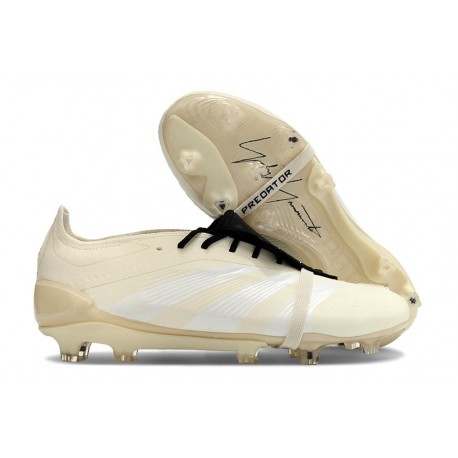 adidas Predator Elite Foldover Tongue FG Beige Negro