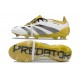 adidas Predator Elite Foldover Tongue FG Blanco Oro Plata