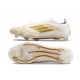 Bota de Futbol Adidas F50 Elite LL FG Ftwr Blanco Dorado Met