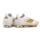 Bota de Futbol Adidas F50 Elite LL FG Ftwr Blanco Dorado Met