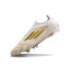 Bota de Futbol Adidas F50 Elite LL FG Ftwr Blanco Dorado Met