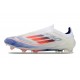 Bota de Futbol Adidas F50 Elite LL FG Ftwr Blanco Azul Lúcido Rojo