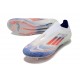 Bota de Futbol Adidas F50 Elite LL FG Ftwr Blanco Azul Lúcido Rojo