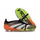 adidas Predator Elite Foldover Tongue FG Negro Blanco Naranja Verde