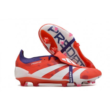 adidas Predator Elite Foldover Tongue FG Rojo Blanco