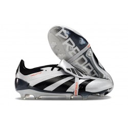 adidas Predator Elite Foldover Tongue FG Plata Negro