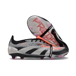 adidas Predator Elite Foldover Tongue FG Negro Plata Rojo