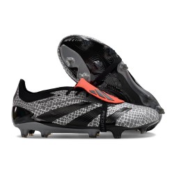 adidas Predator Elite Foldover Tongue FG Negro Gris Rojo