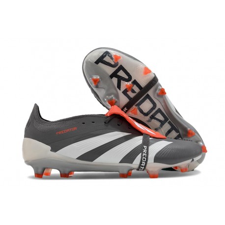 adidas Predator Elite Foldover Tongue FG Negro Blanco Rojo