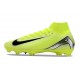 Bota Nike Air Zoom Mercurial Superfly X Elite FG Volt Negro Plata